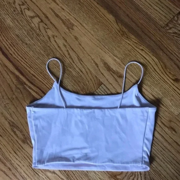 Garage Pink Spaghetti Strap Crop Top - Picture 4 of 5